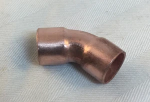 1/2" - 90 Degree Copper Elbow Fitting CxC , ACR CPR-47 - Picture 1 of 4