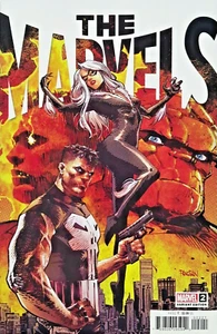 THE MARVELS #2 Dan Panosian 1:25 Punisher Black Cat Variant Cover Marvel Comics - Picture 1 of 2