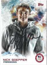 Nick Goepper Autographed 2014 Topps U.S. Olympic & Paralympic Team Card #39