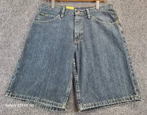Lee Shorts Mens Sz 33 Quartz Stone Denim Regular Fit Med Wash 5 Pocket Stretch - Picture 1 of 9