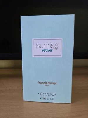 Sunrise Vetiver Franck Olivier, novo com caixa, 75ml, 75$ - Imagem 1 de 4