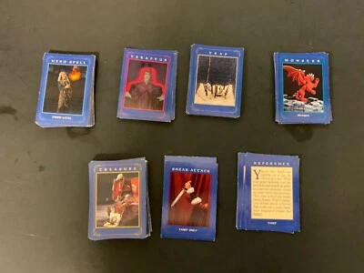 Vtg TSR DRAGON STRIKE Board Game Playing Cards Complete Set of 110 Cards - Image 1 of 4