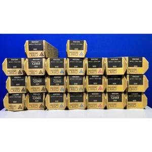 Genuine Ricoh MP P Toner SET Of 23 MP C2503 Magenta, Cyan, Yellow, Black - Picture 1 of 9