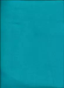 New Fabri-Quilt Turquoise Solid Flannel Fabric by the Quarter-Yard - Picture 1 of 1