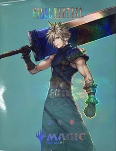 MTG Final Fantasy Cloud FOIL Promo Poster Limited Magic Crossover Japan RARE - Bild 1 von 1