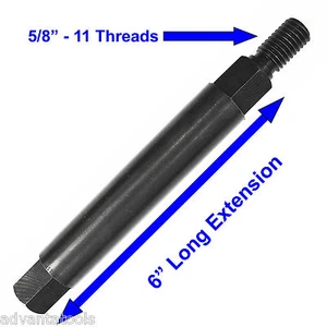 6” Core Drill Bit Extension 5/8” - 11 Male to 5/8” - 11 Female - Picture 1 of 3