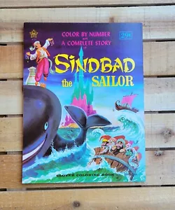 VINTAGE 1960ER FARBE NACH NUMMER MIT KOMPLETTER GESCHICHTE VON SINBAD THE SAILOR - Bild 1 von 14