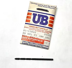 UNION BUTTERFIELD - HS SPL PT JBR 1/16" Drill - 41-11832 - N07 #42 - Qty. 12 NEW - Picture 1 of 4