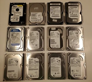 *Lot of 12* Assorted Brands 3.5" 500-40GB SATA Desktop HDD Hard Drive -Tested - Picture 1 of 2