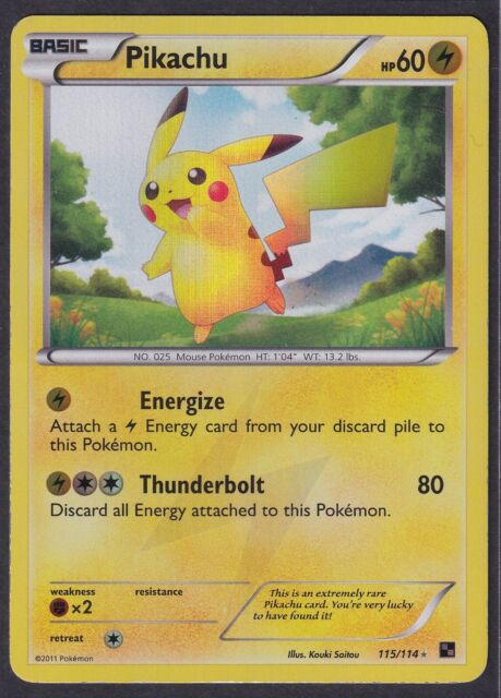 Pokémon TCG Pikachu Shiny SECRETO (115/114)