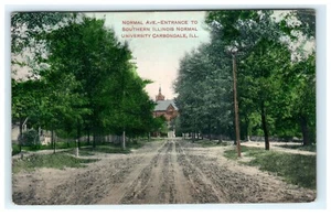 1910 Eintritt in Southern Illinois Normal University Carbondale IL Postkarte - Bild 1 von 2