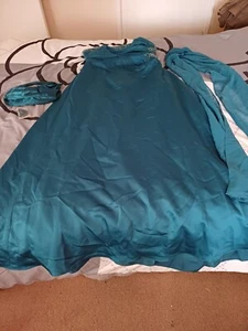 alfred angelo trägerloses langes Kleid mit Schal, Clutch und Trägern bei Bedarf - Bild 1 von 4