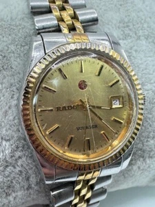 Orologio Vintage Donna Rado Voyager Automatico Bicolore Data Svizzera FUNZIONANTE - Foto 1 di 19