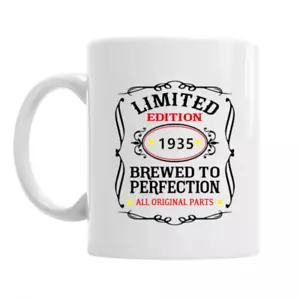 90th birthday gift 1935 gift idea for men/women/dad/present idea/80 mug - Picture 1 of 1
