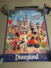 Vintage Disneyland Mickey, Minnie, & Friends Poster 18” x 24”