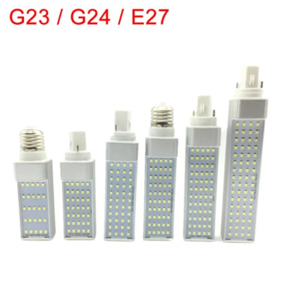LED Corn Horizontal Bulb G23 G24 E27 5W 7W 9W 10W 12W 2835SMD  Spot Light Lamp   - Image 1 of 4