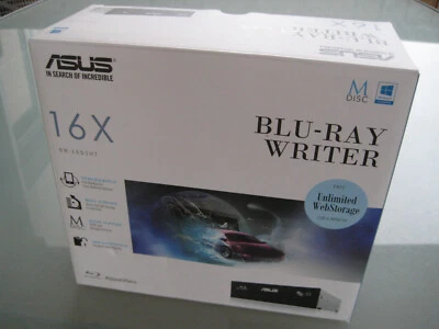 ASUS BW-16D1HT Blu-Ray Laufwerk mit Firmware 3.01 "UHD friendly"  NEU + Retail ! - Bild 1 von 3