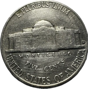 1961 jefferson nickel error - Picture 1 of 4