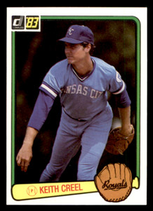 1983 Donruss Keith Creel   Set Break! #574 Kansas City Royals