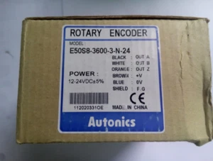 1PCS AUTONICS E50S8-3600-3-N-24 ROTARY ENCODER IN BOX -NEW , FREE SHIP - Picture 1 of 2