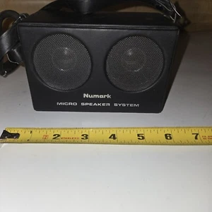 Ultra Rare Numark MS-200 Micro Speaker System Tested Working Vintage With Case - Picture 1 of 23