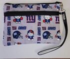Hello Kitty Nfl Teams Clutch Bag With Detachable Wrist Strap ( Different Teams)