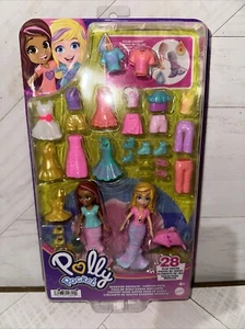 Polly Pocket Seashine Mermaid Fashion Pack 28 Piezas - Imagen 1 de 4