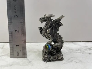 Drache der Rose A.G Shrombe Metall Figur Statue Portofrei - Bild 1 von 5