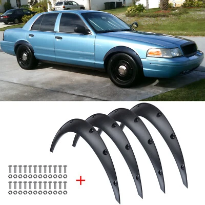 For Ford Crown Victoria 4X 32" Car Fender Flares Flexible Wheel Arches Body Kit Foto 1 de 4