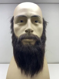 Realistic Fake Beard and Moustache Set. Human Hair, hand knotted for Film. - Picture 1 of 4