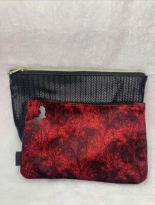 2 BRAND NEW ASSORTED MAKE UP BAGS (GOTHIC GIRL) - Picture 1 of 3