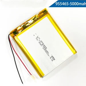 Batería recargable de iones de polímero de 3,7 V 5000 Mah 955465 para cargar energía del tesoro - Imagen 1 de 7