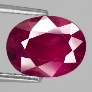 2.27Ct. Natural Gemstone Ruby Red Color Oval Normal Heated Tanzania Ravishing - Picture 1 of 7