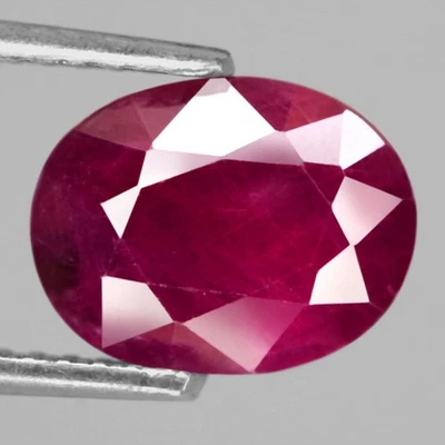 2.27Ct. Natural Gemstone Ruby Red Color Oval Normal Heated Tanzania Ravishing - Image 1 of 4