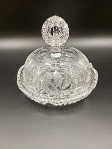 Tapa para plato de queso vintage Hofbauer The Byrdes Collection pájaros cristal transparente - Imagen 1 de 13