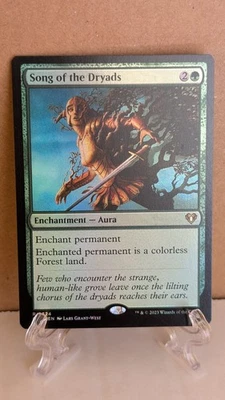 MTG Song of the Dryads - Commander Masters - NM FOIL - Image 1 of 2