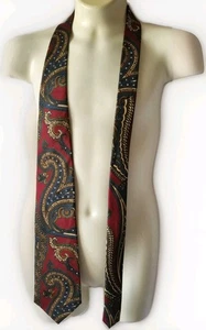 Buckingham Herrenkrawatte rot Paisley - Bild 1 von 4
