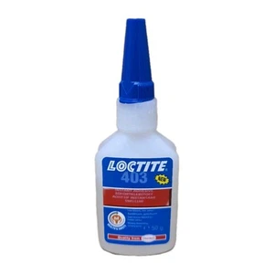 AUTHENTIQUE UK Loctite 403 Prisme Adhésif Instantané 50g Haute Viscosité Réglage Rapide - Photo 1/3