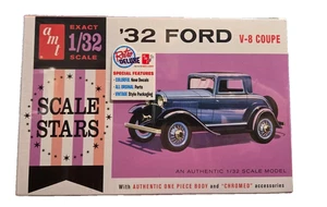 AMT Scale Stars 1932 '32 Ford V-8 Coupe 1/32 Scale Model Kit AMT1181/12 SEALED - Picture 1 of 2
