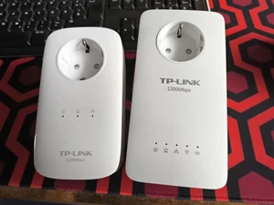 TP-Link TL-WPA8630P TL-PA8030P WLAN Powerline Adapter Set, AV 1200, Gigabit - Zdjęcie 1 z 3