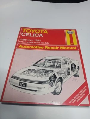 Haynes Repair Manual Toyota Celica 1986 thru 1992 Front Wheel Drive Models 92020 - Image 1 of 4