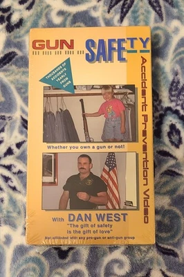 Gun Safety Accident Prevention Video With Dan West VHS New With Run Time  24 Min - Image 1 of 4