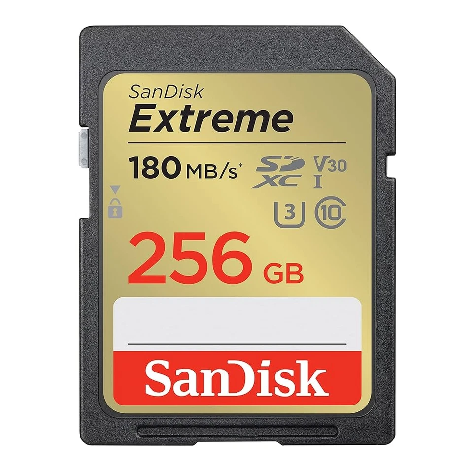 SanDisk 256GB Extreme SDXC UHS-I Memory Card - Image 1 of 1