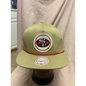 Cappello regolabile San Francisco 49ers Mitchell & Ness nuovo con etichetta - Foto 1 di 3
