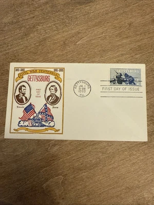 1963 Civil War Centennial Gettysburg First Day Issue - Image 1 of 4