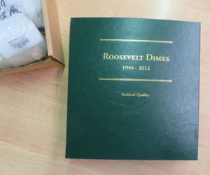 Roosevelt Dime collection 1948-2015 Silver Proofs BU w/Littleton album MINT UNC - Picture 1 of 11