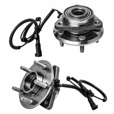 (2) Par de montaje delantero de cojinete de cubo de rueda para Dodge Nitro Jeep Liberty ABS 14B Foto 1 de 4