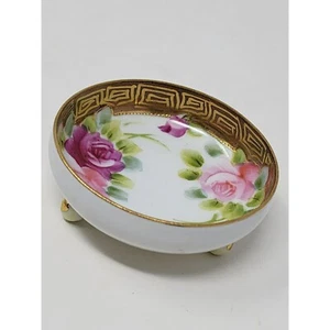 Ciotola Mayo vintage Nippon dipinta a mano Art Nouveau rose rosa - Foto 1 di 10
