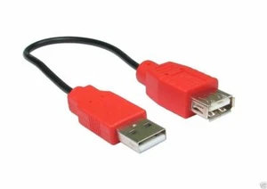POWER ONLY USB Charging Cable Extension Lead 25cm - Picture 1 of 1
