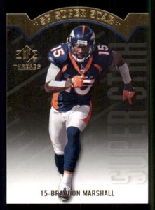 2009 SP Threads Die Cut #AP15 Brandon Marshall - Picture 1 of 2